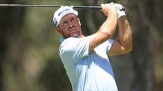 Graeme McDowell takes a shot during LIV Golf Andalucia