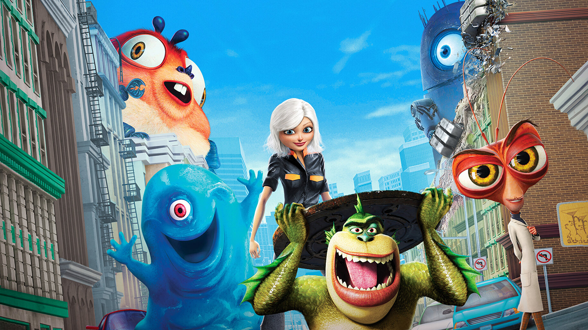 The monsters from DreamWorks Animation's Monsters vs Aliens