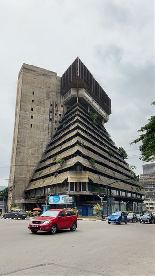 Several modern architecture buildings in Abidjan