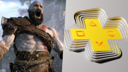 Kratos in God of War and PS Plus 