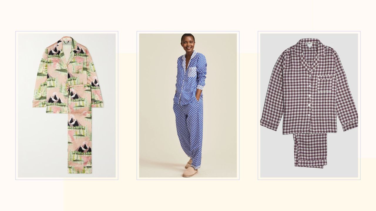 best pyjamas for night sweats: Net A Porter, Aspiga, Piglet in a Bed