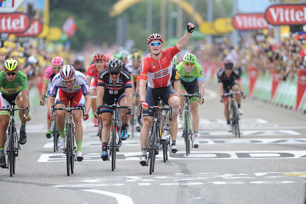 Andre Greipel wins stage 15 of the 2015 Tour de France.