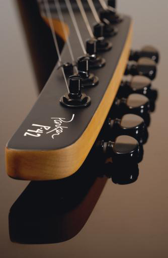The P-42 even features none-more-black tuning pegs.
