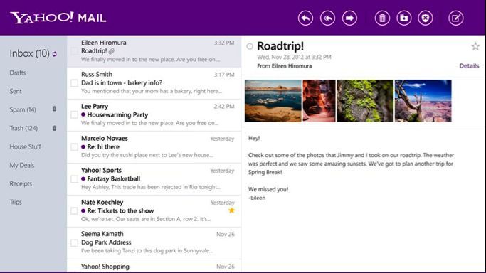 Redesigned Yahoo! Mail web client and apps bring email 'back to its ...