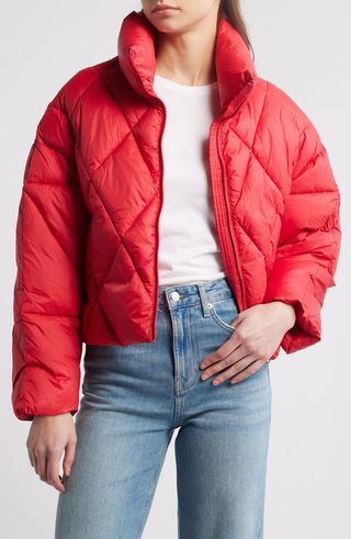 Summit Diamond Quilted Puffer Coat