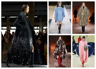 statement coats on the fall 2024 runways