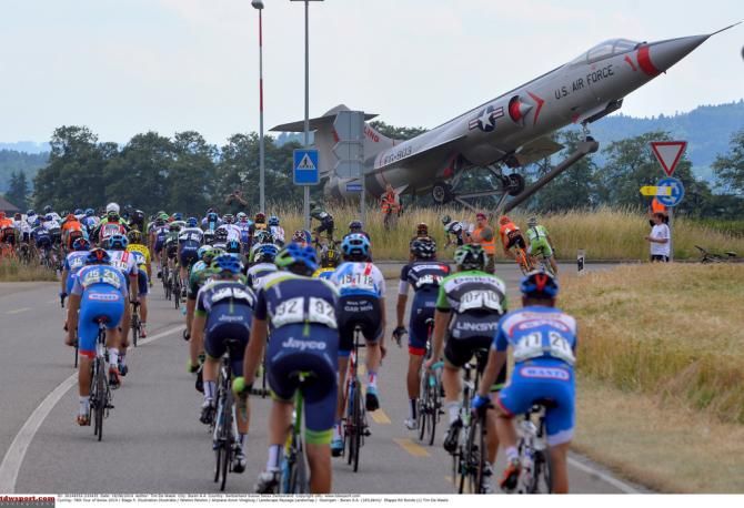 Riders out on course during stage 5