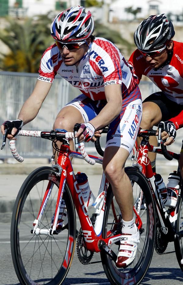 Danilo Di Luca in action at the Trofeo Palma de Mallorca