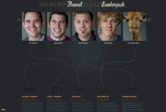 The originality of this contact page from Fixel is undeniable