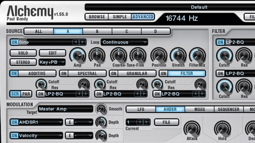 alchemy vst tuning