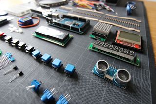 A selection of components that come with the ST4I kit
