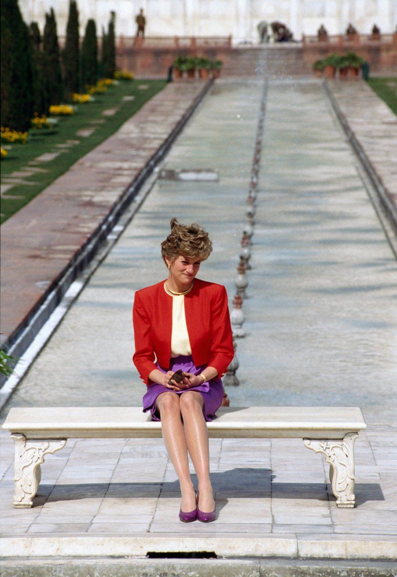 Princess Diana at the Taj Mahal