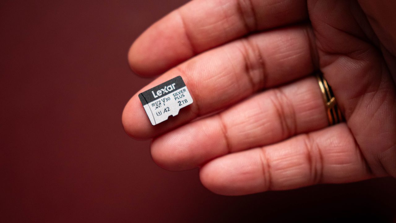 Lexar Silver Plus 2TB MicroSD card testing on Android Central