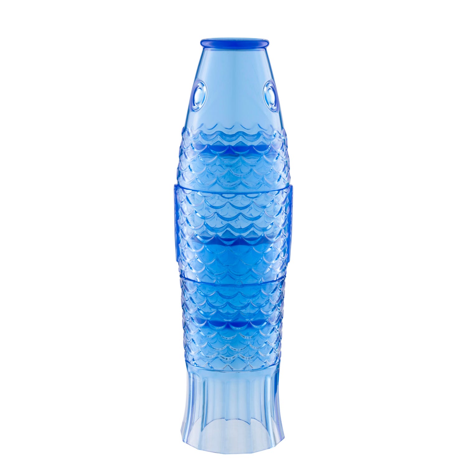 Fish Stackable Plastic Tumblers Blue