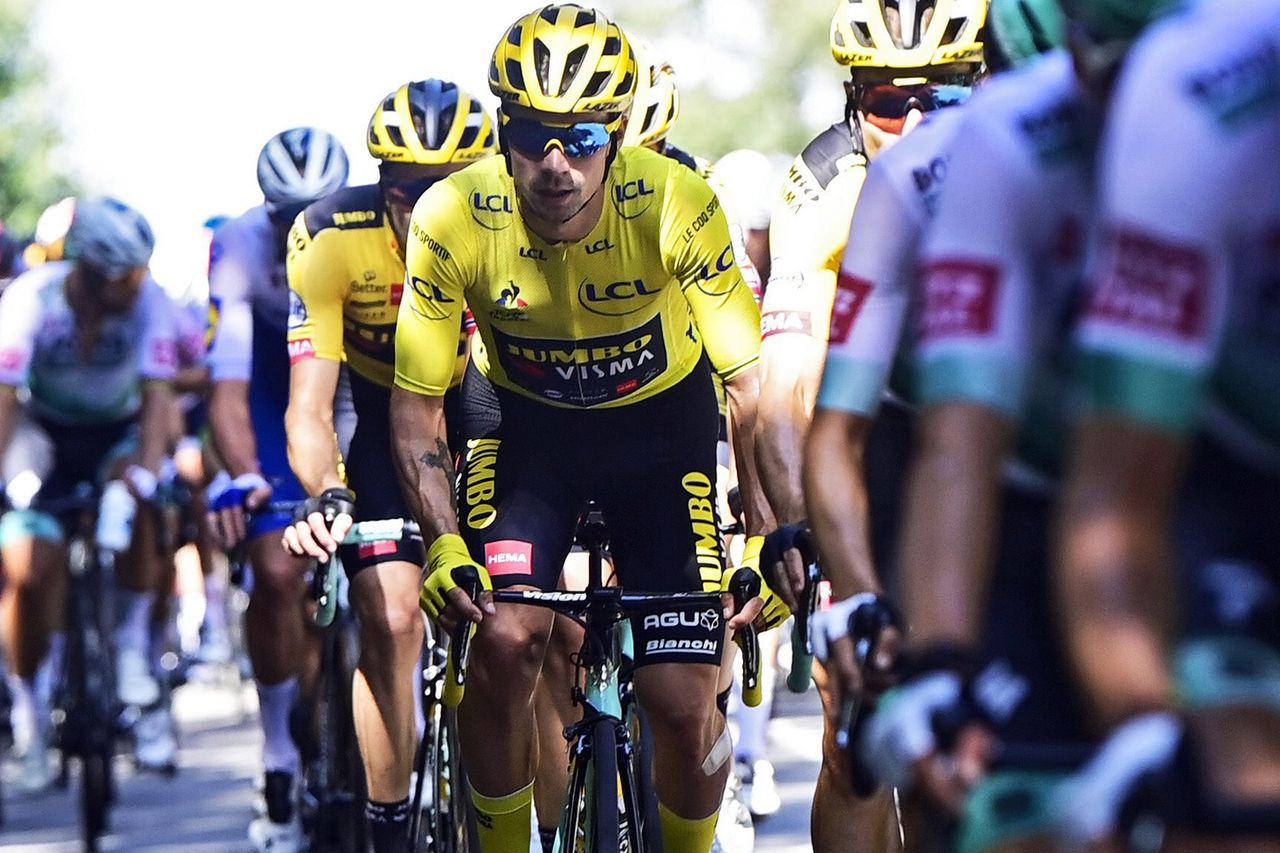 Tour de France 2020 - 107th Edition - 12th stage Chauvigny - Sarran 218 km - 10/09/2020 - Primoz Roglic (SLO - Team Jumbo - Visma) - photo Peter De Voecht/PN/BettiniPhoto&Acirc;&copy;2020