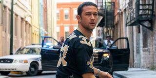 Project Power Joseph Gordon-Levitt stopped in the middle of an alleyway