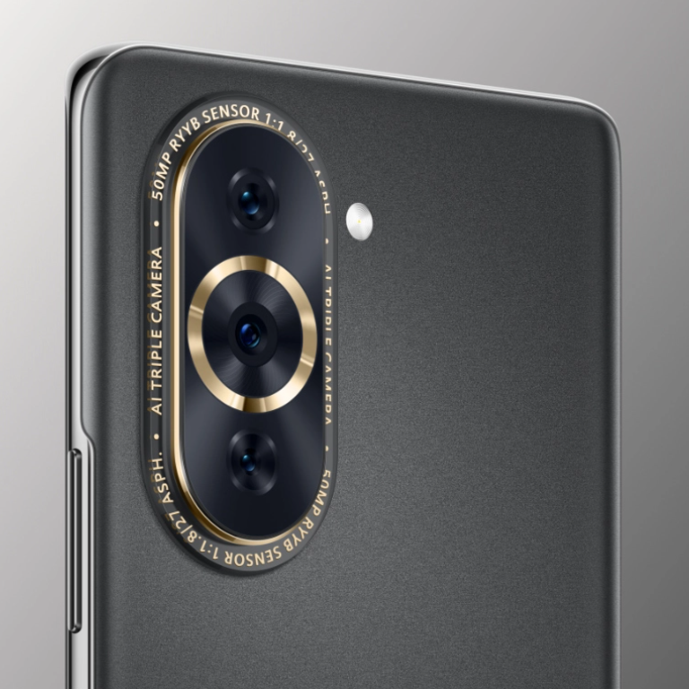 Close-up of Huawei Nova 10 Pro cameras