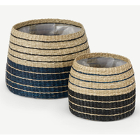Inca Set of 2 Seagrass Planters |&nbsp;Was £29&nbsp;Then £25&nbsp;Now £22.50 (save £26.50) at Made