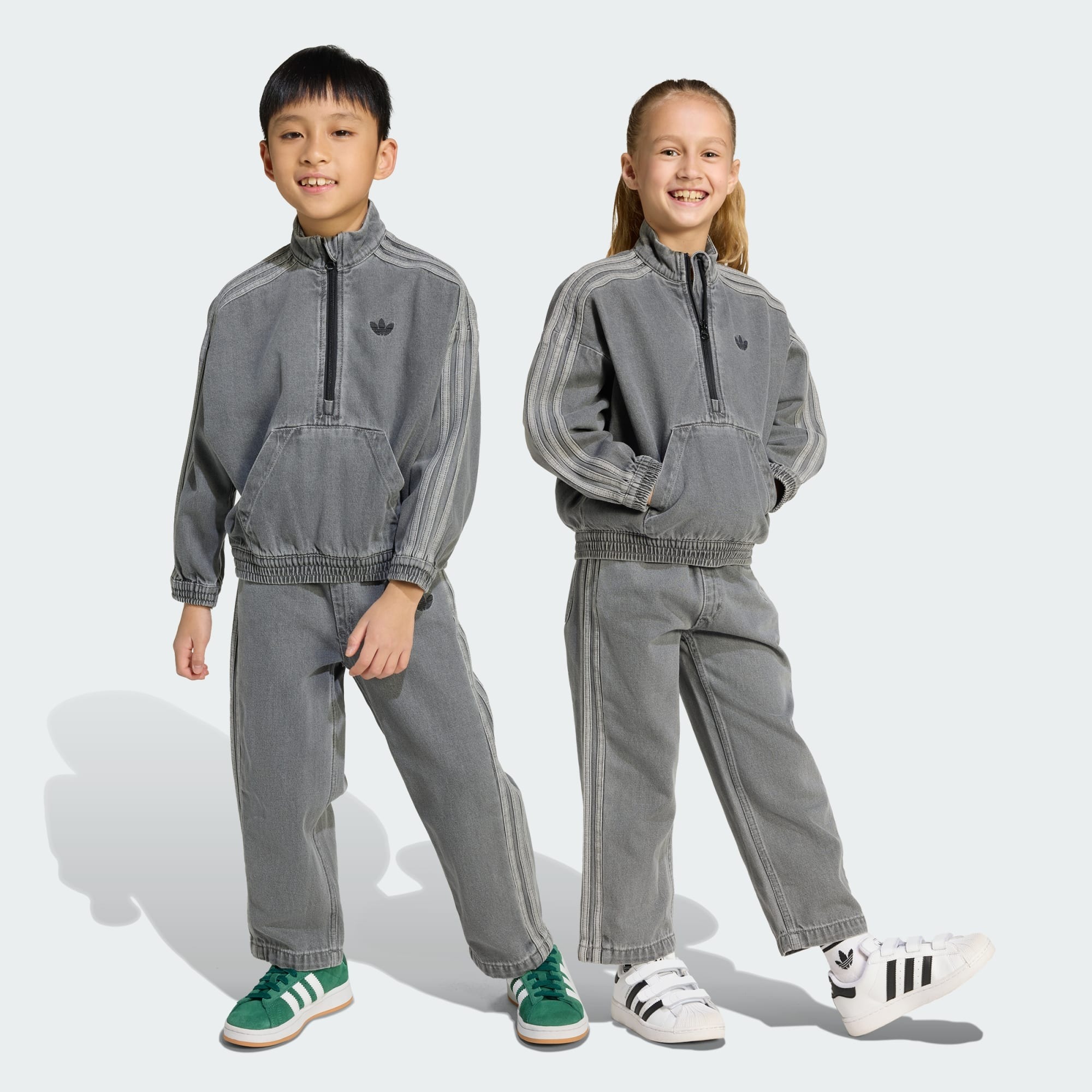 adidas, Denim Crew Set Kids