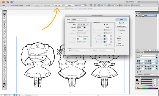 Kawaii design: livetrace