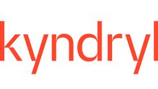 Kyndryl logo in red across white background