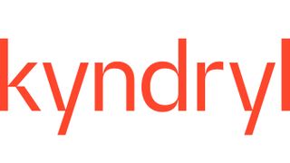 Kyndryl logo in red across white background