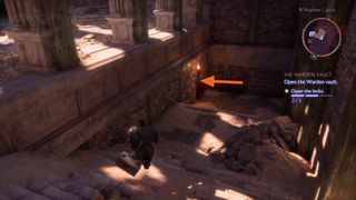 Dragon Age The Veilguard Warden Vault entrance on castle steps