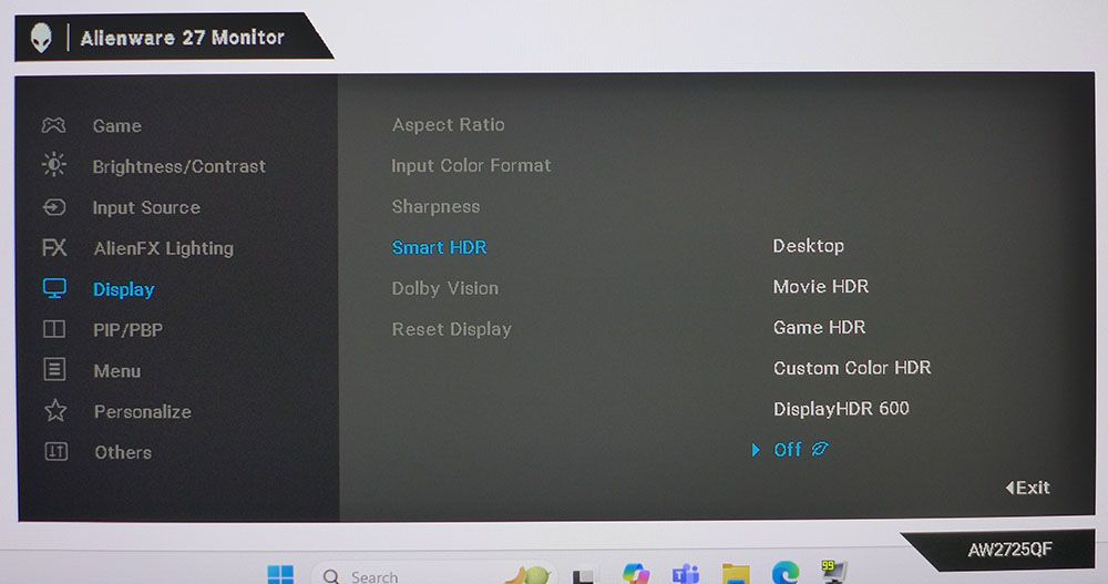Alienware AW2725QF