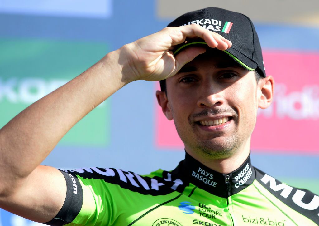 Team Euskadi's Spanish cyclist Oscar Garcia Rodriguez
