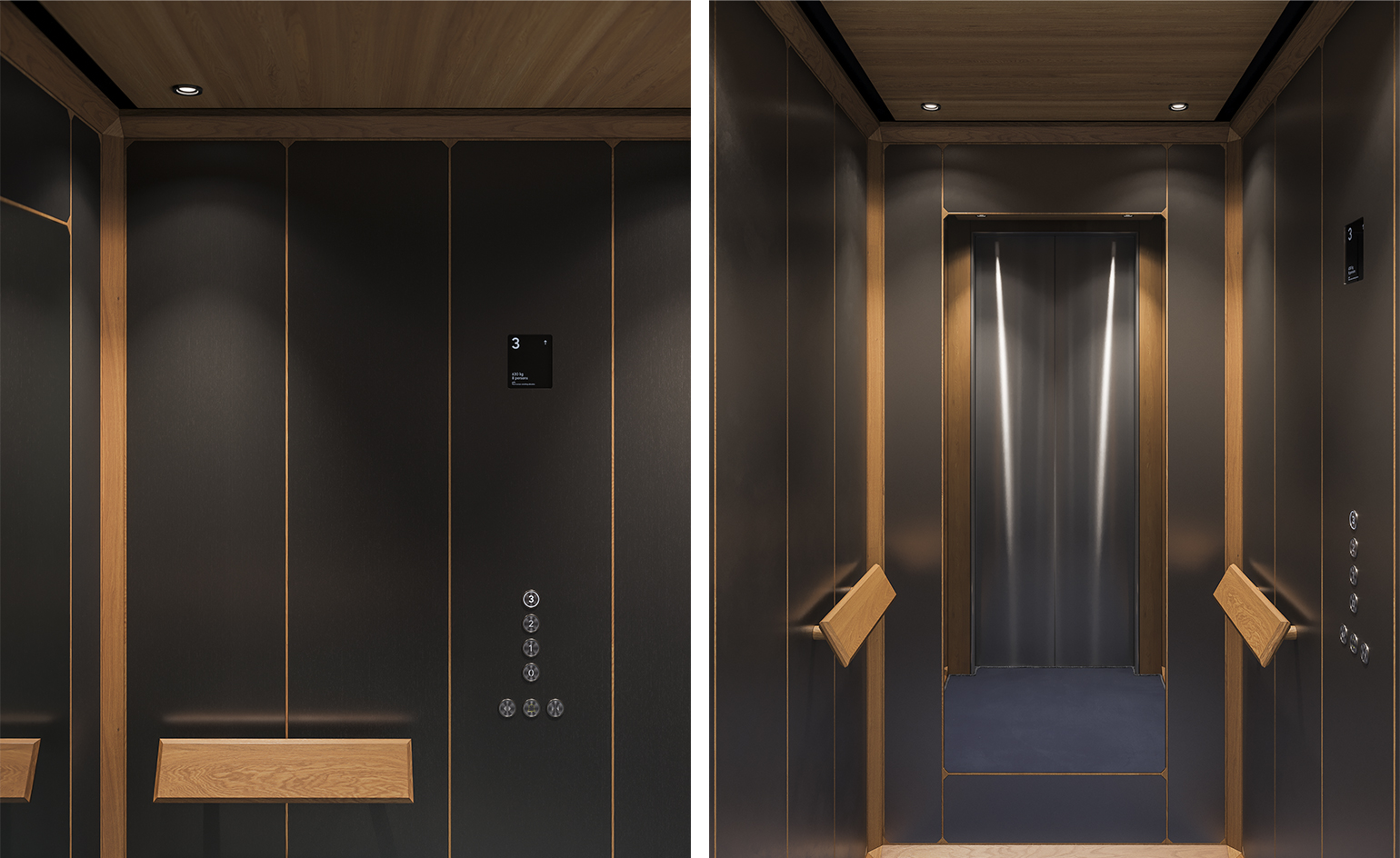 New elevator cabins by David/nicolas design for Mitsulift | Wallpaper