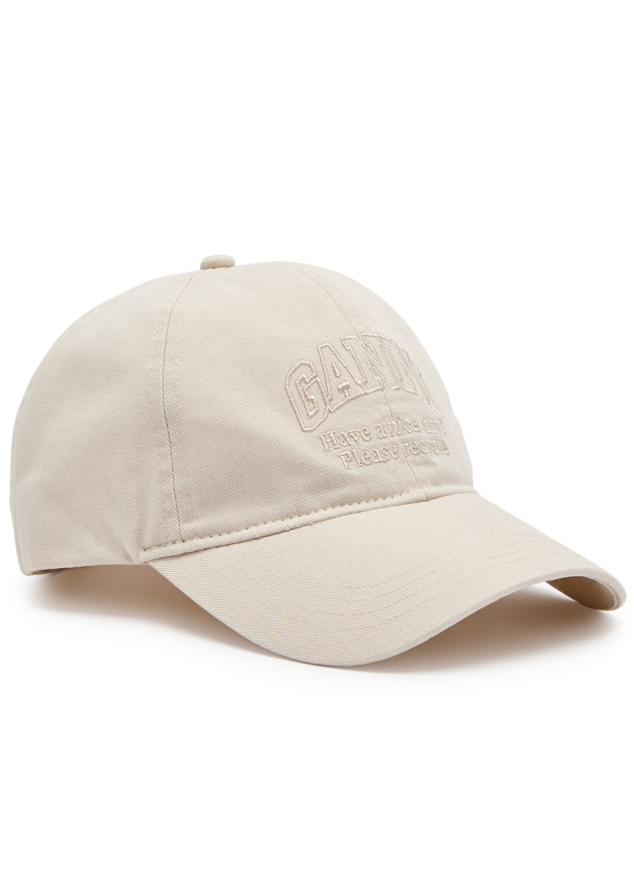 Gorra de algodón con logo bordado