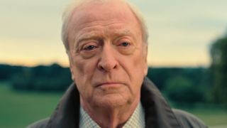 Michael Caine as Alfred in The Dark Knight Rises