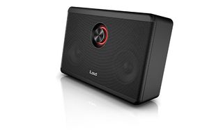 The iLoud packs an impressively robust set of speakers and an iRig mic/guitar input into a sturdy plastic housing