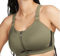 Nike Dri-FIT Alpha Padded Zip Front Sports Bra: was $70.00, now from $43.20