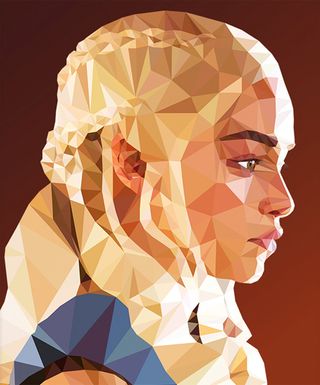 Game of Thrones polygon portraits