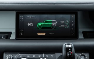 Land Rover Defender Hybrid screen