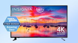 Insignia 55-inch Class F30 Series LED 4K UHD Smart Fire TV Cyber Monday deal.