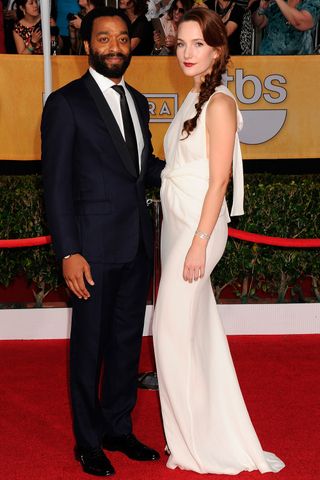 Chiwetel Ejiofor And Sari Mercer Hit The Screen Actors Guild Awards In Los Angeles