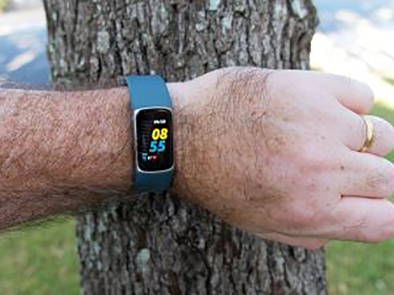 Fitbit Charge 5 on arm