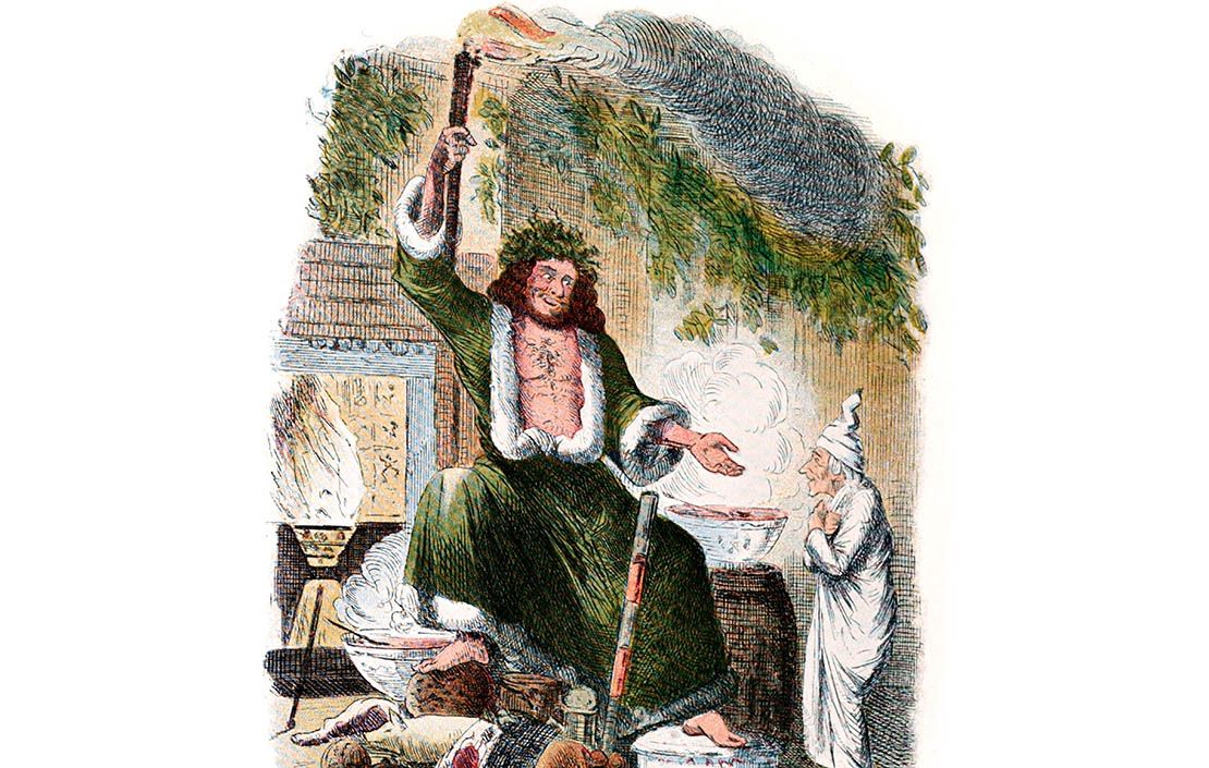 Illustration from an edition of A Christmas Carol by Charles Dickens