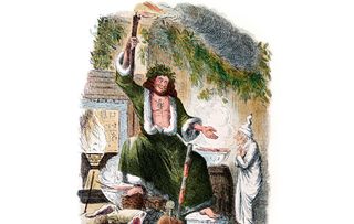 Illustration from an edition of A Christmas Carol by Charles Dickens