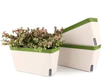 T4U Self Watering Planter Pot Rectangle, Set of 3 | £23.99 now £19.19 at Amazon (save £4.80)