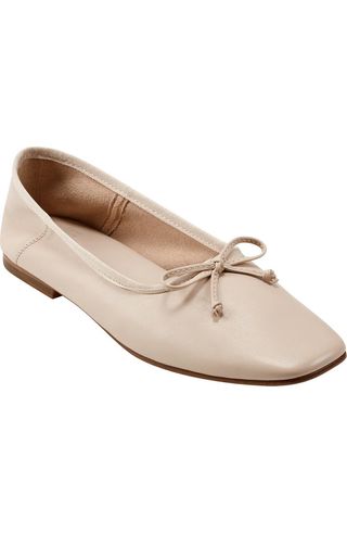 Delaney Square Toe Ballet Flat