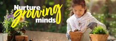 Nurture growing minds banner