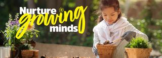 Nurture growing minds banner