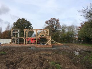 how to build an oak frame home