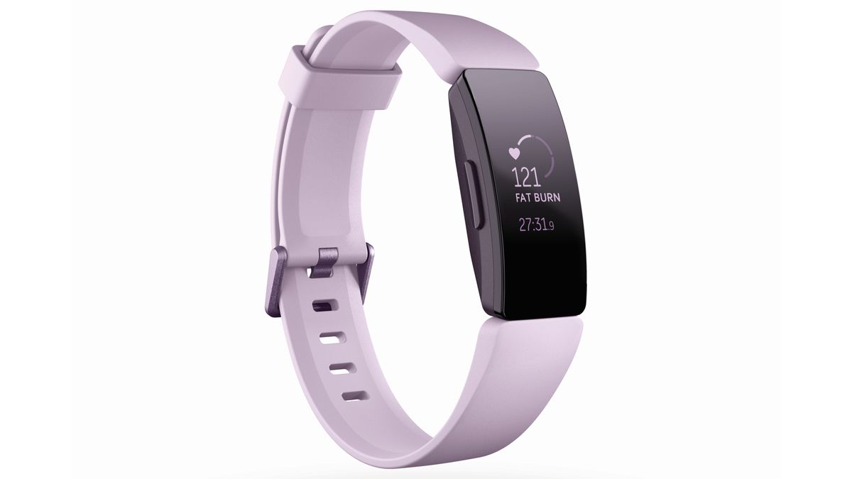 Her er Fitbit Inspire HR i lilla. Bilde: Fitbit