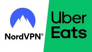 NordVPN and Uber Eats logos next to each other