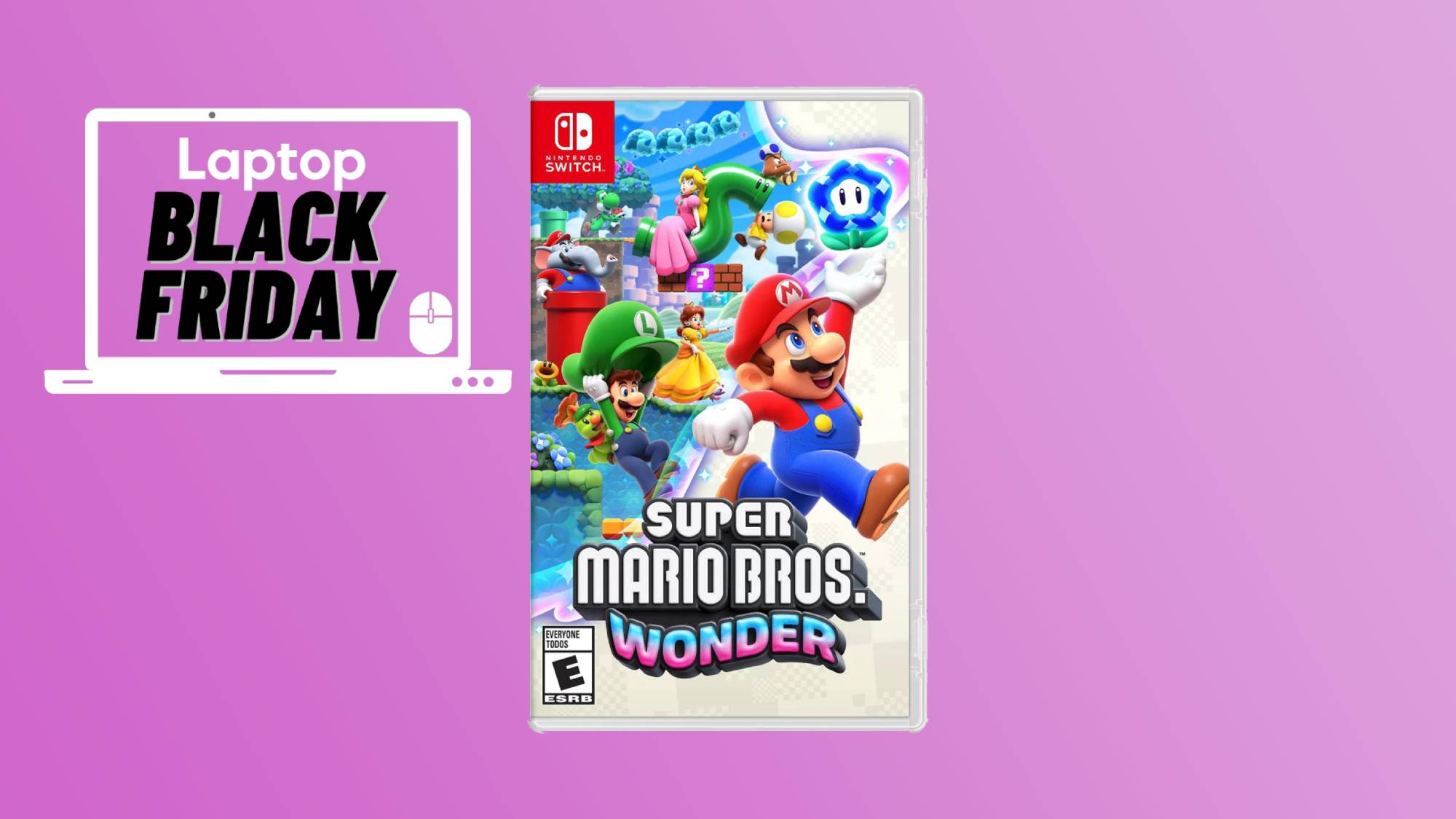 Super Mario Bros Wonder (Switch) - w/code sold by the game collection