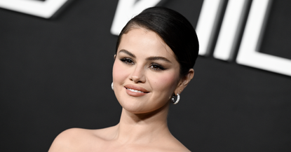 US actress Selena Gomez attends the Los Angeles premiere of Netflix&#039;s &quot;Emilia Perez&quot; at the Egyptian theatre in Hollywood, California, October 21, 2024 in a black elie saab dress